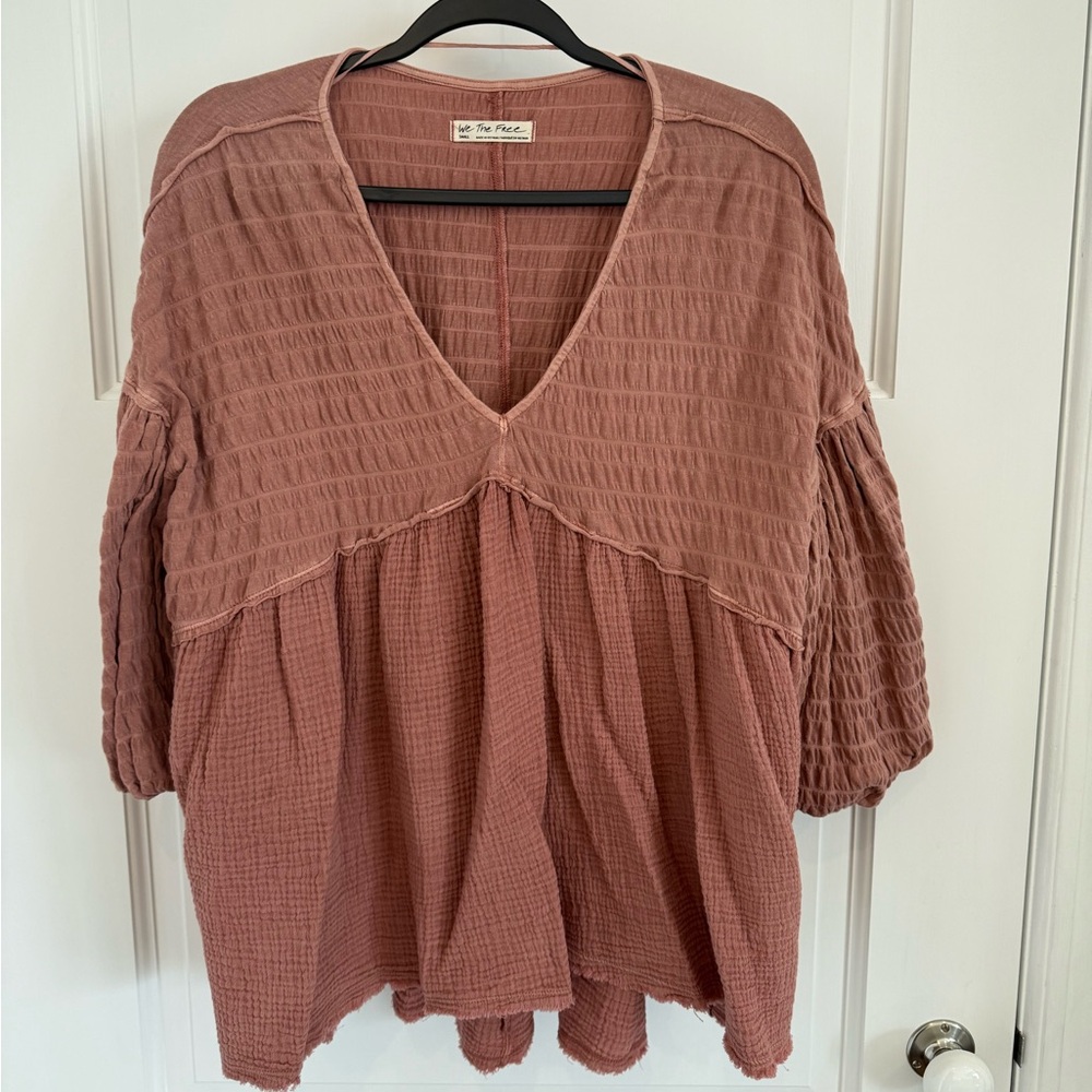 Free People flower power top.  Never worn.  NWOT.